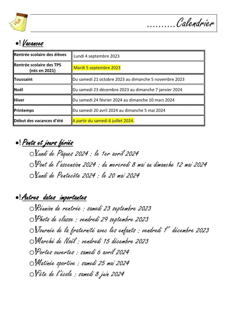 2023 2024 0 bis guide rentree avec dates 1