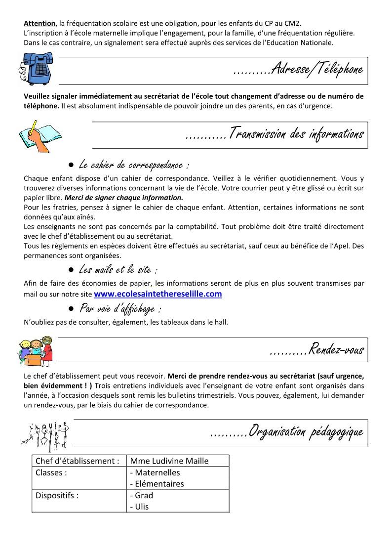 2025 2026 0 bis guide rentree inscription avec tarif a imprimer pr rdv combiner 2