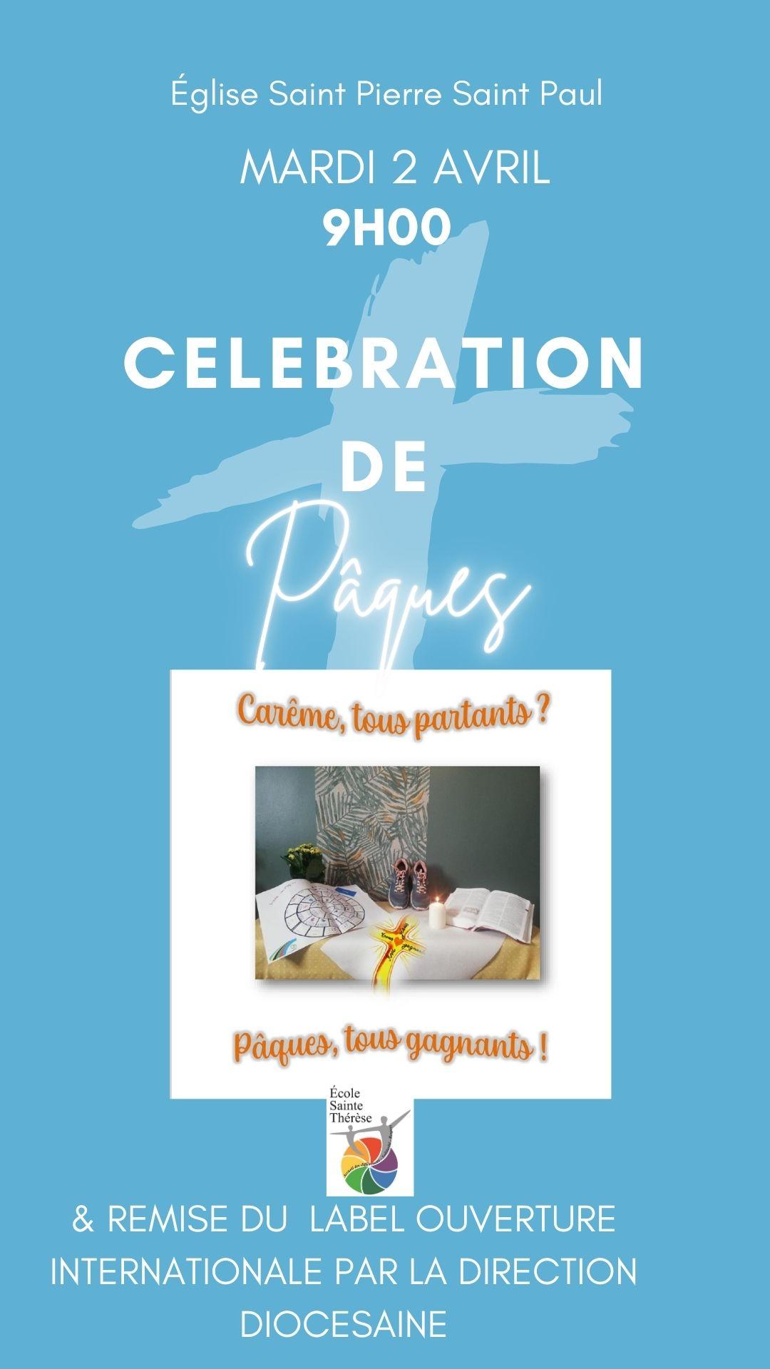 Affiche celebration paques sth