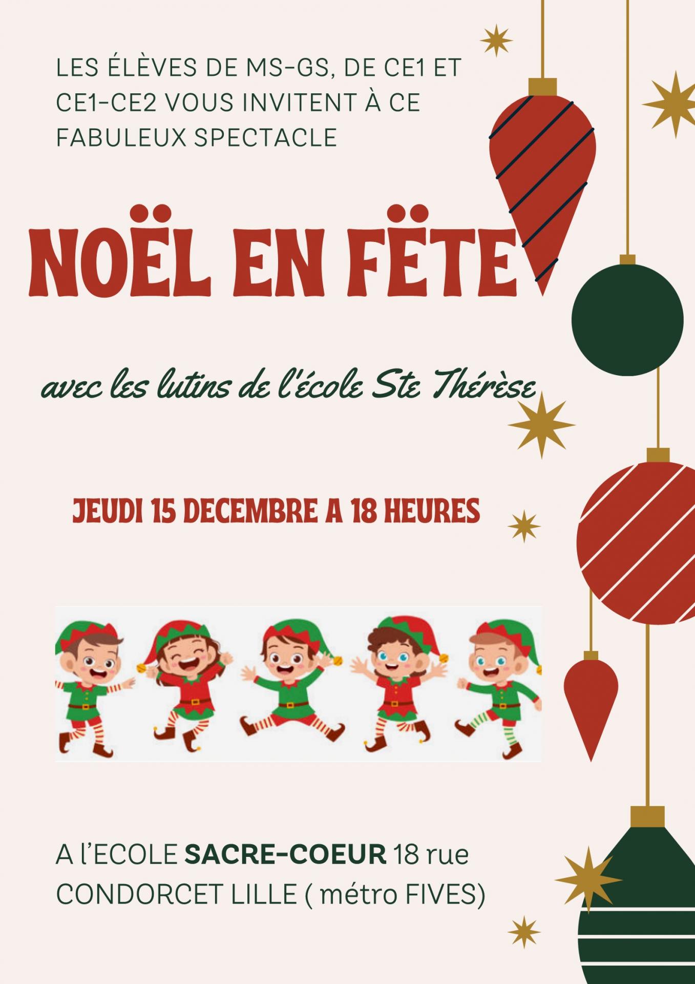 Affiche noel en fete 1