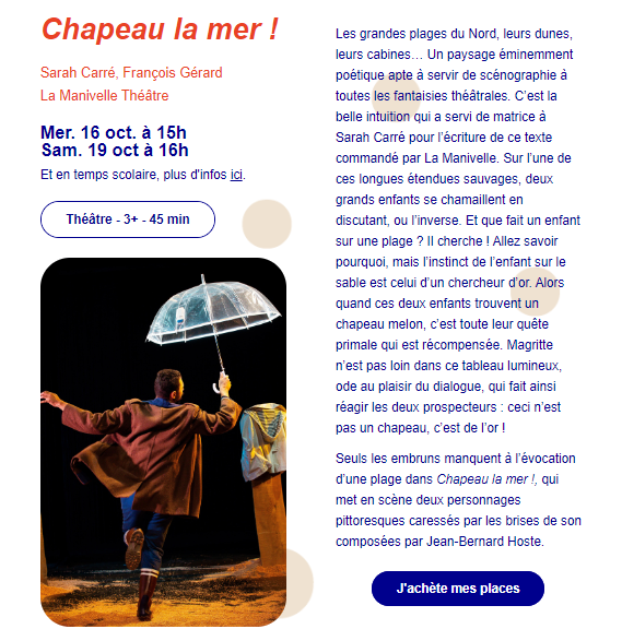 Chapeau la mer