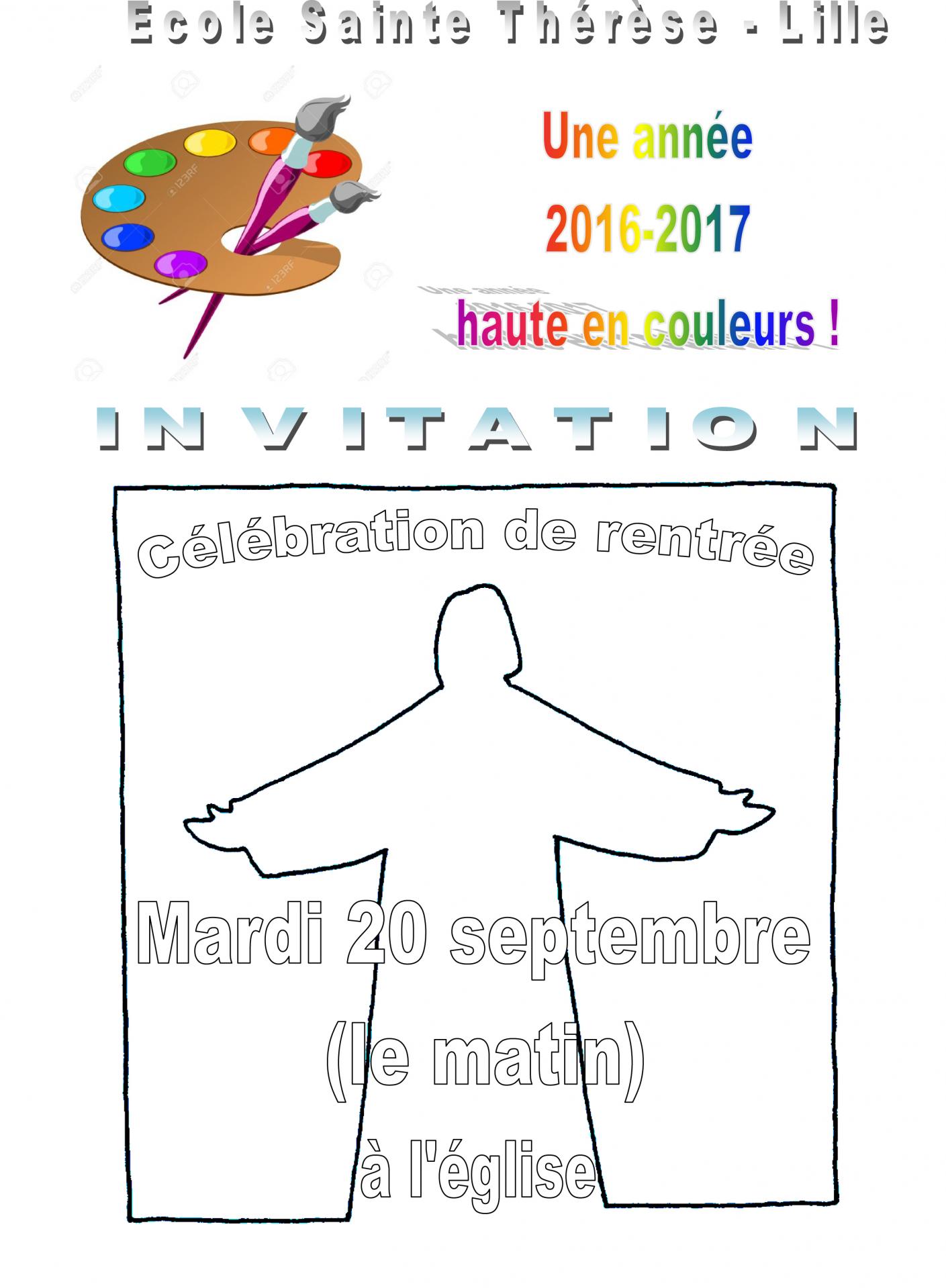 Invitation cele rentree sept