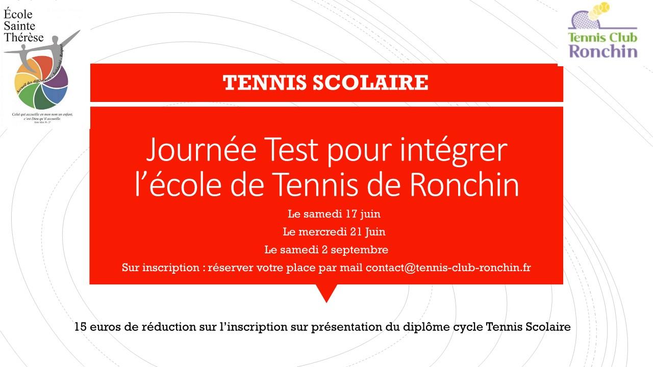 Tennis scolaire st 1